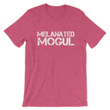 Melanated Mogul White Text Short-Sleeve Unisex T-Shirt