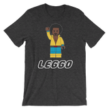 Leggo White Text Short-Sleeve Unisex T-Shirt