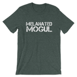 Melanated Mogul White Text Short-Sleeve Unisex T-Shirt
