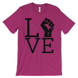 Exclusive Love Power (2XL+) - Unisex Short Sleeve T-Shirt