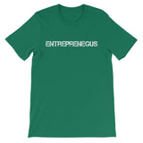 Exclusive Entreprenegus White Text - Unisex Short Sleeve T-Shirt
