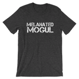 Melanated Mogul White Text Short-Sleeve Unisex T-Shirt
