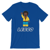Leggo White Text Short-Sleeve Unisex T-Shirt
