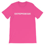 Exclusive Entreprenegus White Text - Unisex Short Sleeve T-Shirt