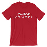 Black Friends Unisex short sleeve t-shirt