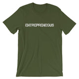 Exclusive Entreprenegus White Text - Unisex Short Sleeve T-Shirt