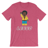 Leggo White Text Short-Sleeve Unisex T-Shirt