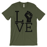 Exclusive Love Power (2XL+) - Unisex Short Sleeve T-Shirt