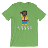 Leggo White Text Short-Sleeve Unisex T-Shirt