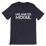 Melanated Mogul White Text Short-Sleeve Unisex T-Shirt
