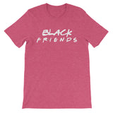 Black Friends Unisex short sleeve t-shirt