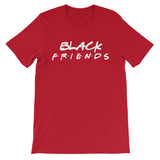 Black Friends Unisex short sleeve t-shirt