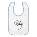 Going Home Embroidered Baby Bib