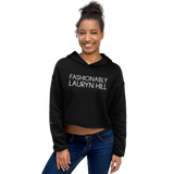 Fashionably Lauryn Hill Crop Hoodie