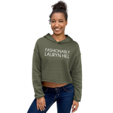 Fashionably Lauryn Hill Crop Hoodie