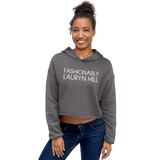 Fashionably Lauryn Hill Crop Hoodie